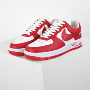 Nike - x Louis Vuitton AirForce1 Low"Virgil Abloh -White/Red"sneakers